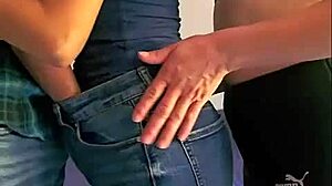 Isa brings her young friend for intense penetration watching