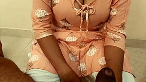 Hot Indian stepsister moans during brother's anal fuck after cheating. She begs for more in the dirty talk scene.