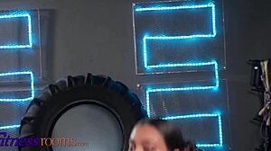 Fitness Rooms Pretty Italian Brunette Shelena Fast Hot Poolside Sex After Sweaty Gym Workout