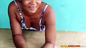 Real amateur africans in hardcore homemade sex tape