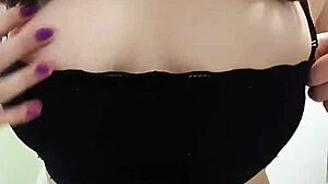 Nicole Teases Her Fat Ass Sensually in Bathroom