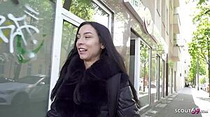 German Scout - Perfect German Latina Teen 18+ Caramella Del X Pickup For Casting Fuck