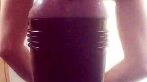 Is Gazzadomm's fleshlight fucking session too intense for you?