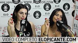 Bisexual Lesbians Kiss And Suck Lollipop Hard