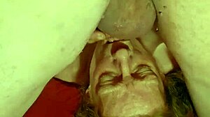 redhead gets throat fucked after drinking too much