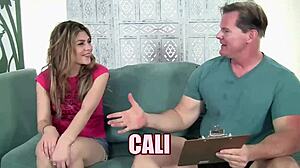 blonde teen 18+ager cali is taking some dick from a stranger