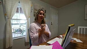 Hot Step-Mom Uses My Cock For Her Video!