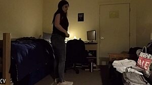 Busty Milf Caught Spying On Hidden Cam