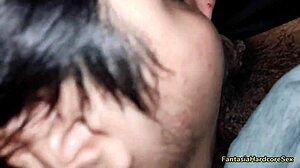 Viendo Porno Con Hijastra Y Usando Sus Tetas Para Sacar Leche