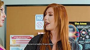 Stepmom Defends My Hardon, Leaving Teacher Baffled - Lauren Phillips, Annie King, Elias Cash.