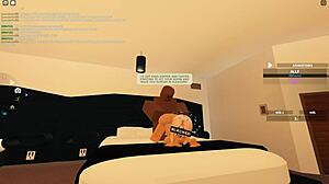Blacked 132 Roblox Porn: Blonde Whore Rides Big Black Cock!