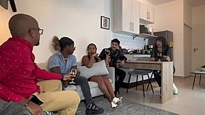 Wild Sex Party Between Tattooed Coworkers!