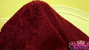 sam cums on kimber lee's ass after blowjob