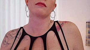 i watch alexa night, cougar milf, give pov blowjob to big dick and swallow cum load