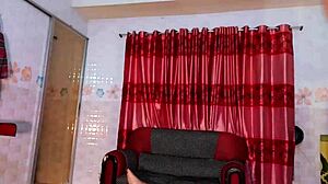 Hot teen couple fucking a lot at home