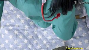 Sexy Milf Nurse Giving Head To Handle My Pressure Because It Was Too Low