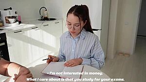 Fucked a young 18+ teacher straight during class on her desk