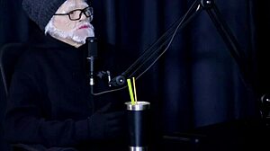 Intense Exhibitionist Fuck with Old Man Eating Pussy on Sheer Red