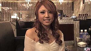 Cute Japanese Babe Rino Mizusawa Gorges Herself On A Hard Cock