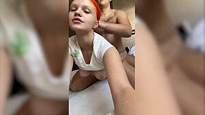 Woman POV: 18 Young Redhead in Early Morning Sex