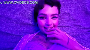 cute alt teen fucks lucky guy and fills mouth with cum