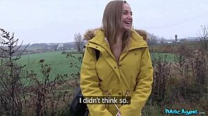 Public Agent - Petite 18+ Blonde College Girl with Big Ass Gets Sweaty and Pink Cumming on My Cock