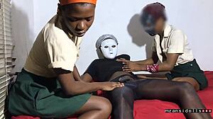 2 ebony teens getting fucked by neighbor