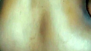 first time getting fucked hard by huge dildo!!