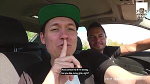 Samantha gets ready for a kiss in the full dating scene with Stevenshame