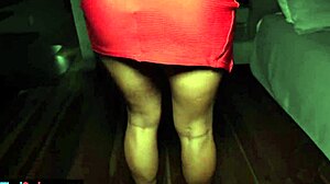 latina teen enjoys rough doggystyle after posing