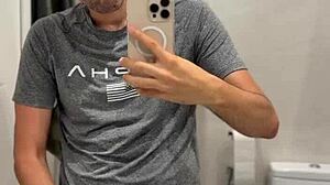 Bisexual Guy Shows Off Big Cock And Cums Huge Load