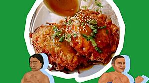 Young Asian Chinese Wrestler In Hood Eats Food With Nico Moron