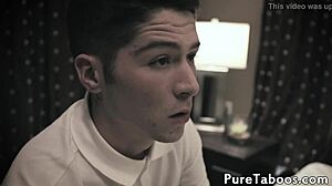 filthy stepsister seduces teen stepbro!