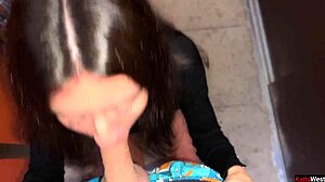 Risky Public Anal Sex In Elevator Pov Blowjob Cum On Ass