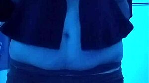 blonde babe shows big tits, soaking wet pussy, new piercings and tattoos