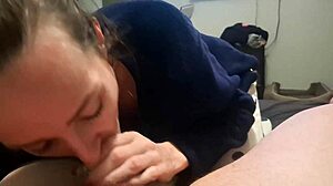 Swallowing Cum After Delicious Blowjob