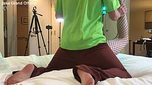 Shaggy Fucks Transsexual College Student In Parody Roleplay