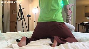 Shaggy Fucks Transsexual College Student In Parody Roleplay