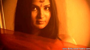 laying down indian beauty for dance