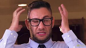 Milf Britney Amber Humiliates Her Cuckold Hubby by Riding Monster Cock in Lingerie