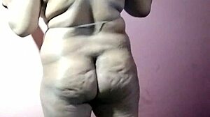 In front of my husband, first time with big natural tits