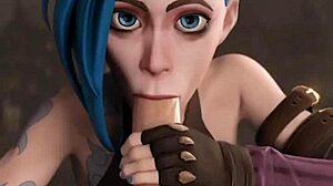 The best 3d hentai compilation league of legends jinx vi seraphine etc giving a blowjob and more