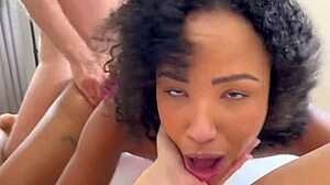 backstage threesome with teen bffs sucking big cocks