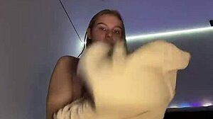 Look at this tight pussy squirting from close up fingering