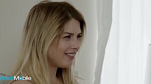 Mischievous Blondes Lick Pussy On Bed