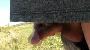 pervert watches beautiful blonde sunbathing naked on wild beach