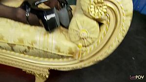 Pole Dancer Eats Lesbian Pussy On Boss's Demand