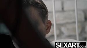 Two Hot Lesbians With Big Natural Tits Lick Each Other To Intense Orgasms