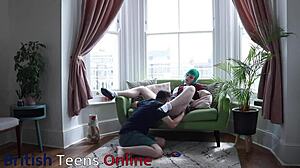 British 18 Year Old Student Eaten by Teacher Swallows Cum