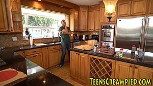 amateur rides big black dick after getting pussy fingered